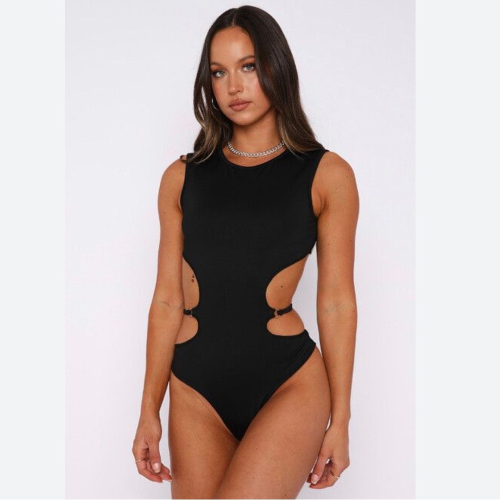 White fox bodysuit